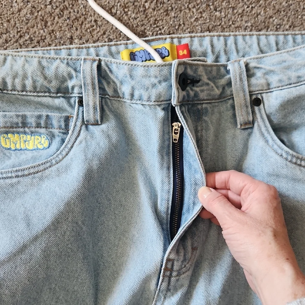 Empyre Light Blue Relaxed Men Jeans - Picture 4 of 6